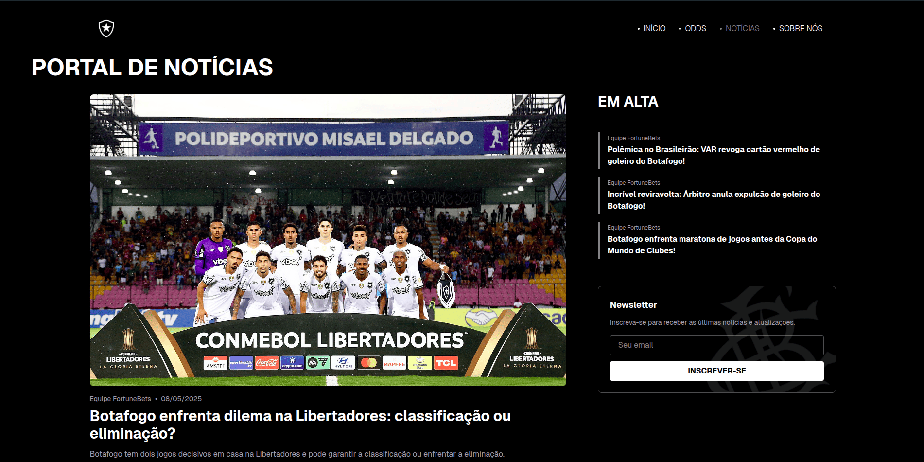 Coração Glorioso – Portal Automatizado do Botafogo thumbnail 2