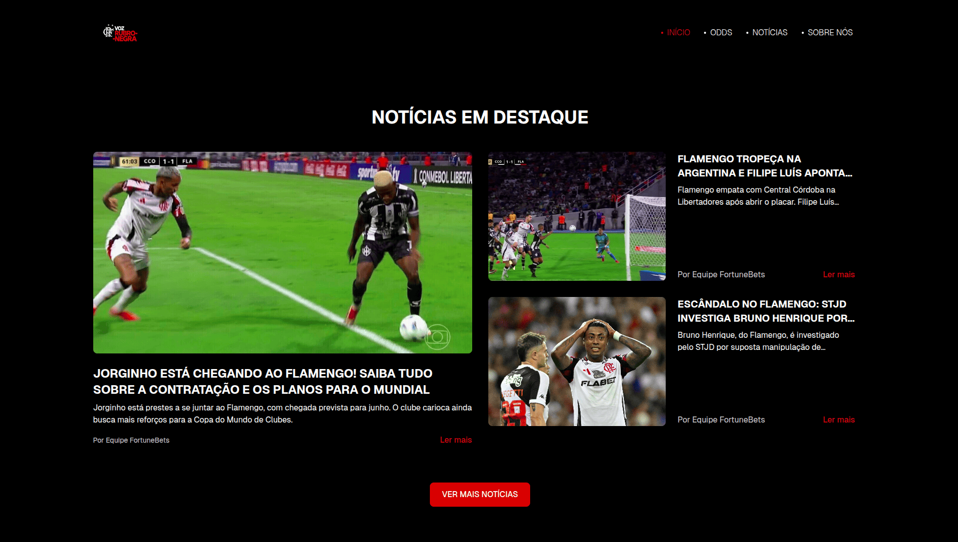 Voz Rubro-Negra – Portal Automatizado do Flamengo thumbnail 2