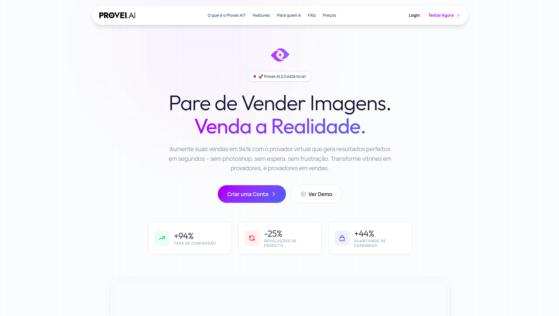 Provei.ai – Provador Virtual